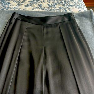 Black satin pants wide leg    32’’ waist